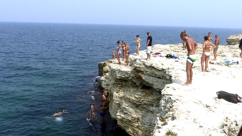 Скалистый пляж Черноморское